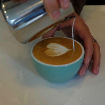 Latte Art by Jai Lott, from Bluestone Lane 